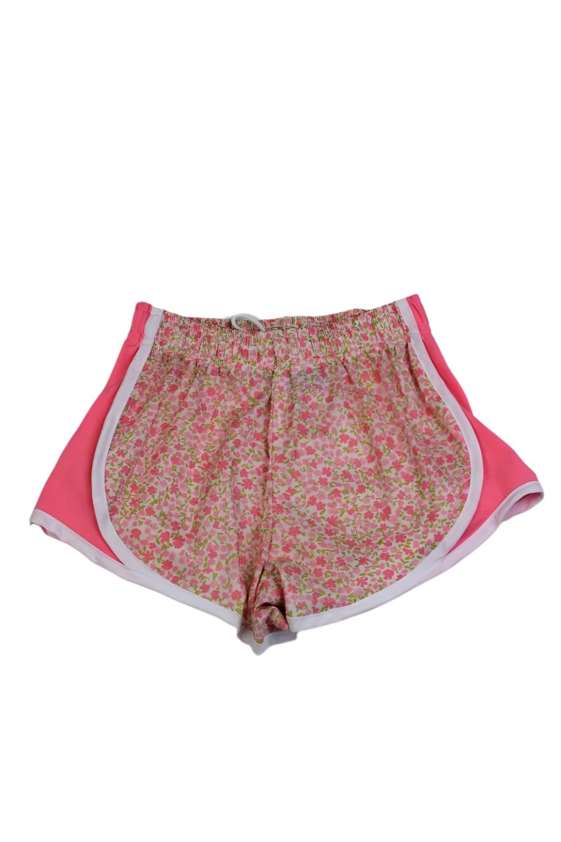 Pink Floral Shorts