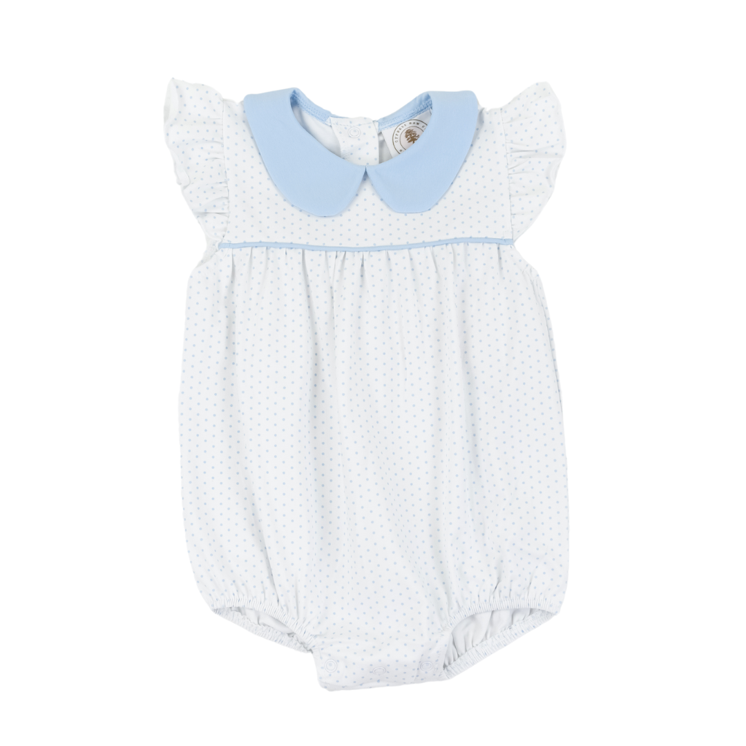 Girl Blue Dot Flutter Bubble