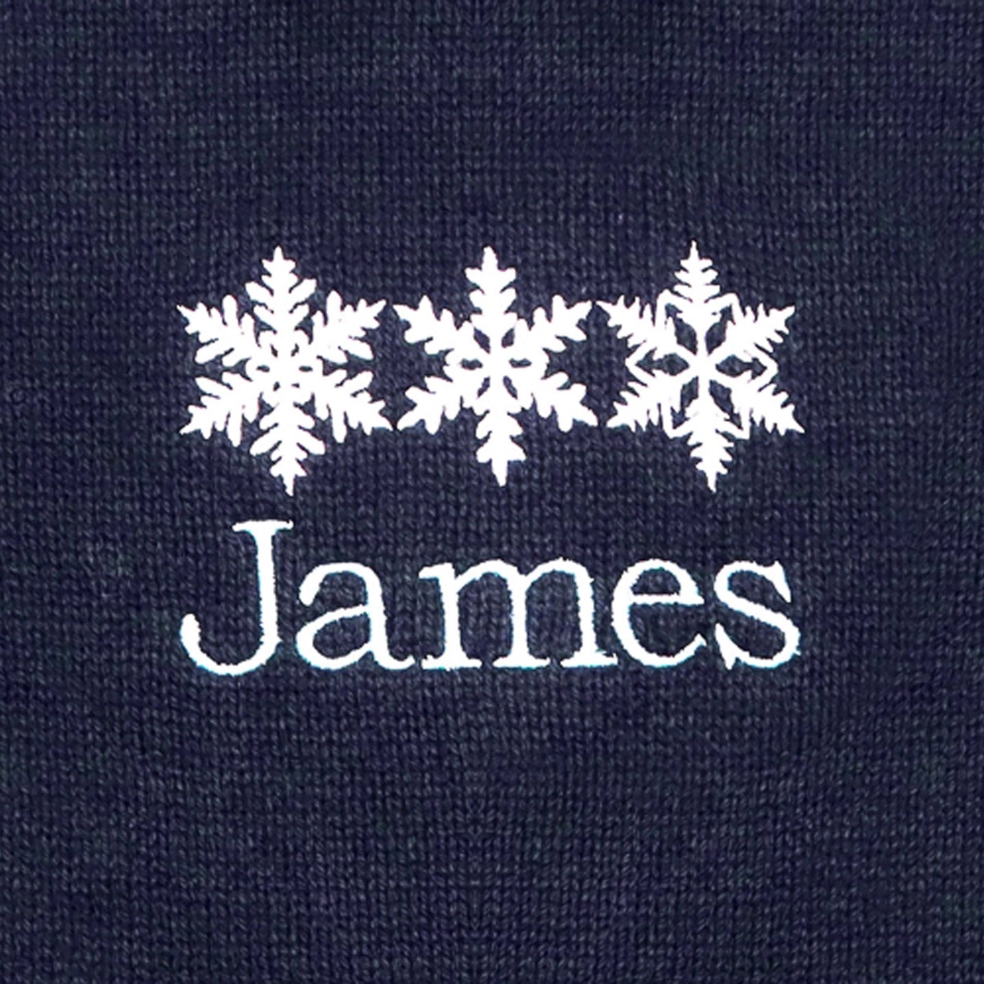 Navy Blue Roll Neck Sweater