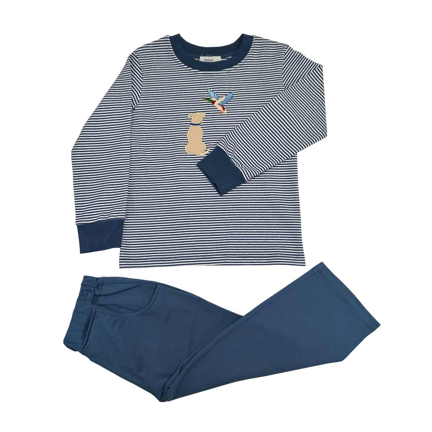 Hunting Dog Applique Boys Pant Set
