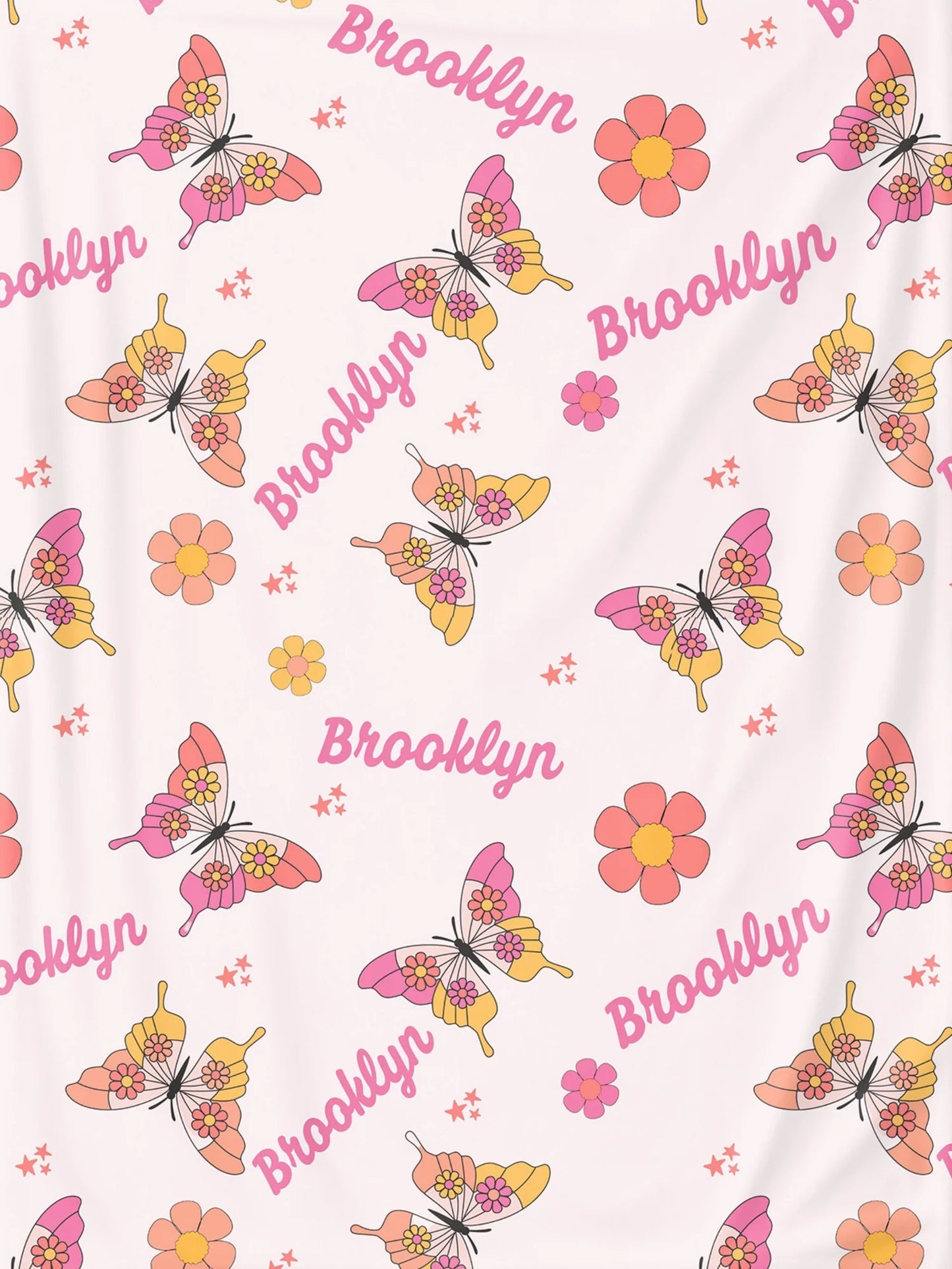 Girls Small Personalized Blankets