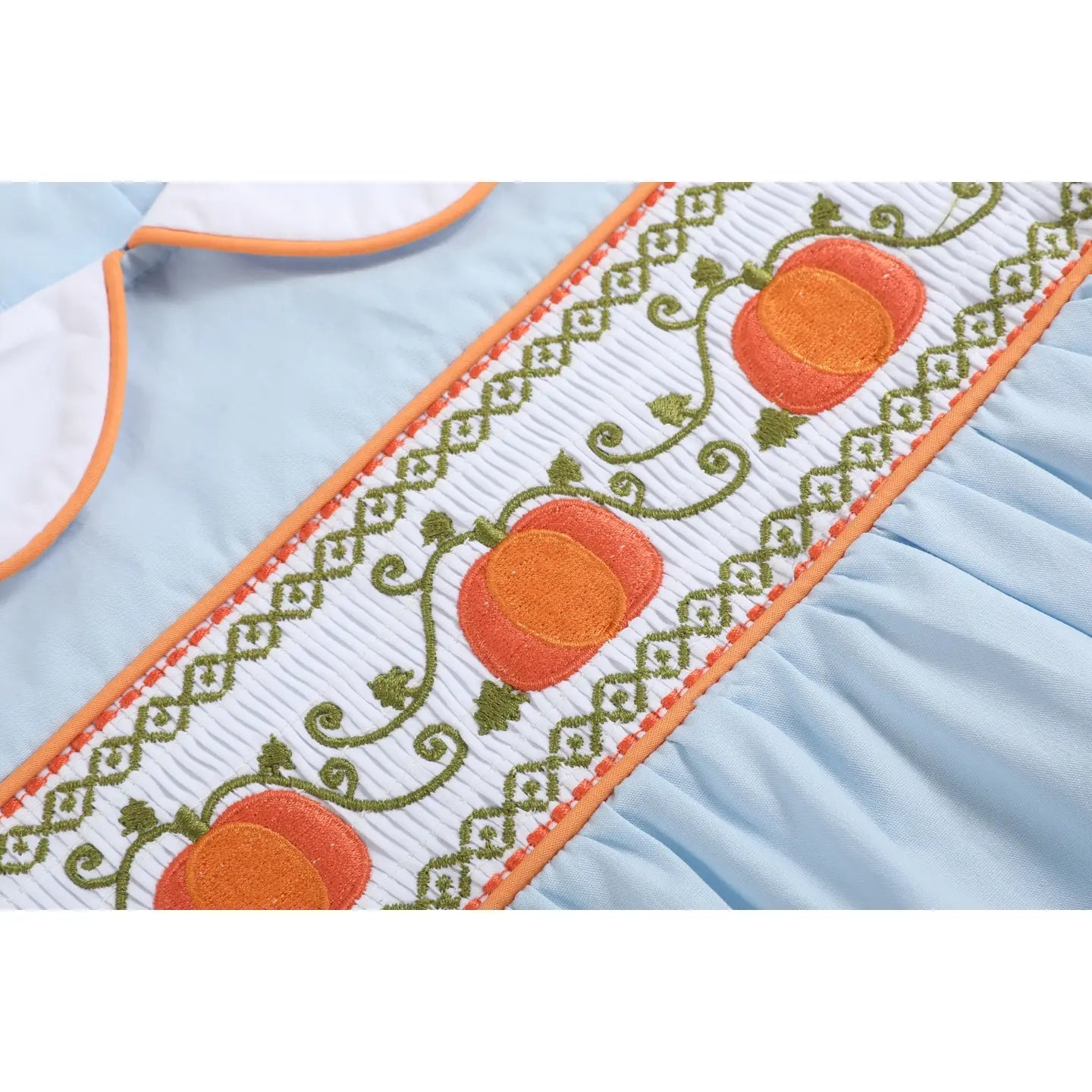 Vine Pumpkin Smock Dress
