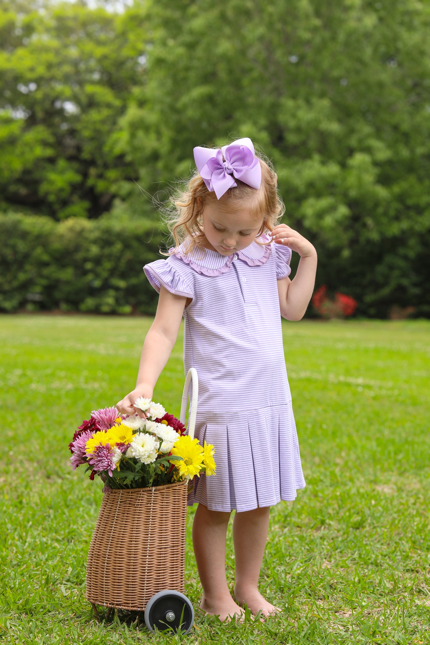 Lavender Camilla Stripe Dress
