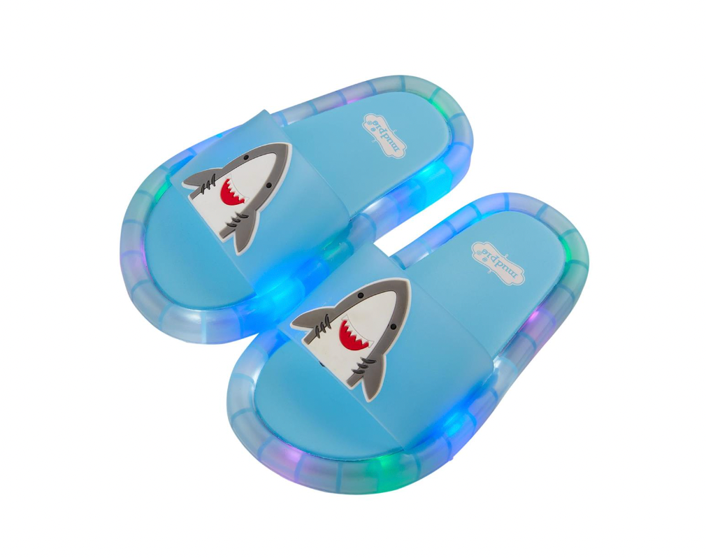 Shark & Flag Light Up Sandals