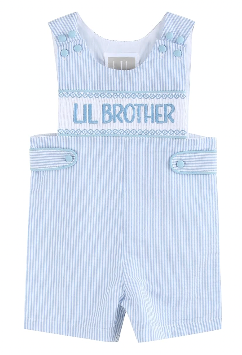 Lil Brother Seersucker Smock Jonjon