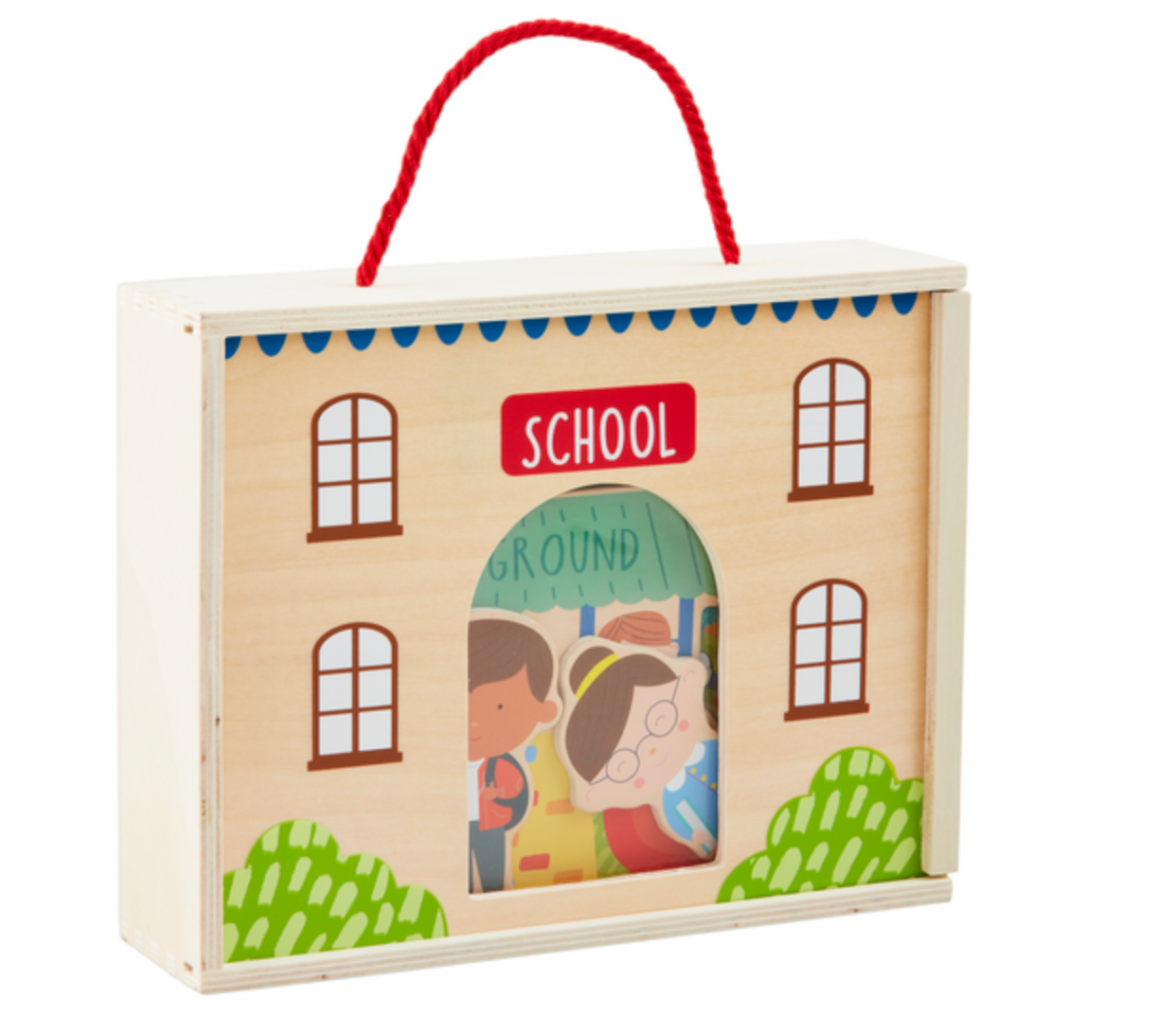 School House Wood Set