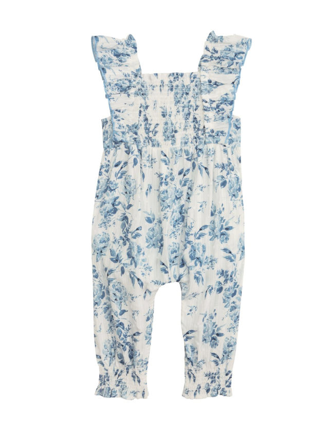 Blue Floral Longall