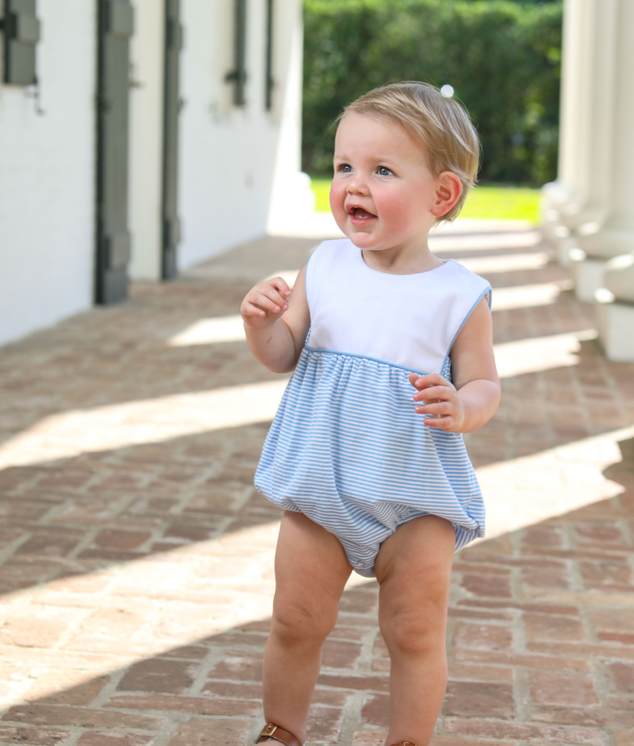 Cornflower Stripe Noah Bubble