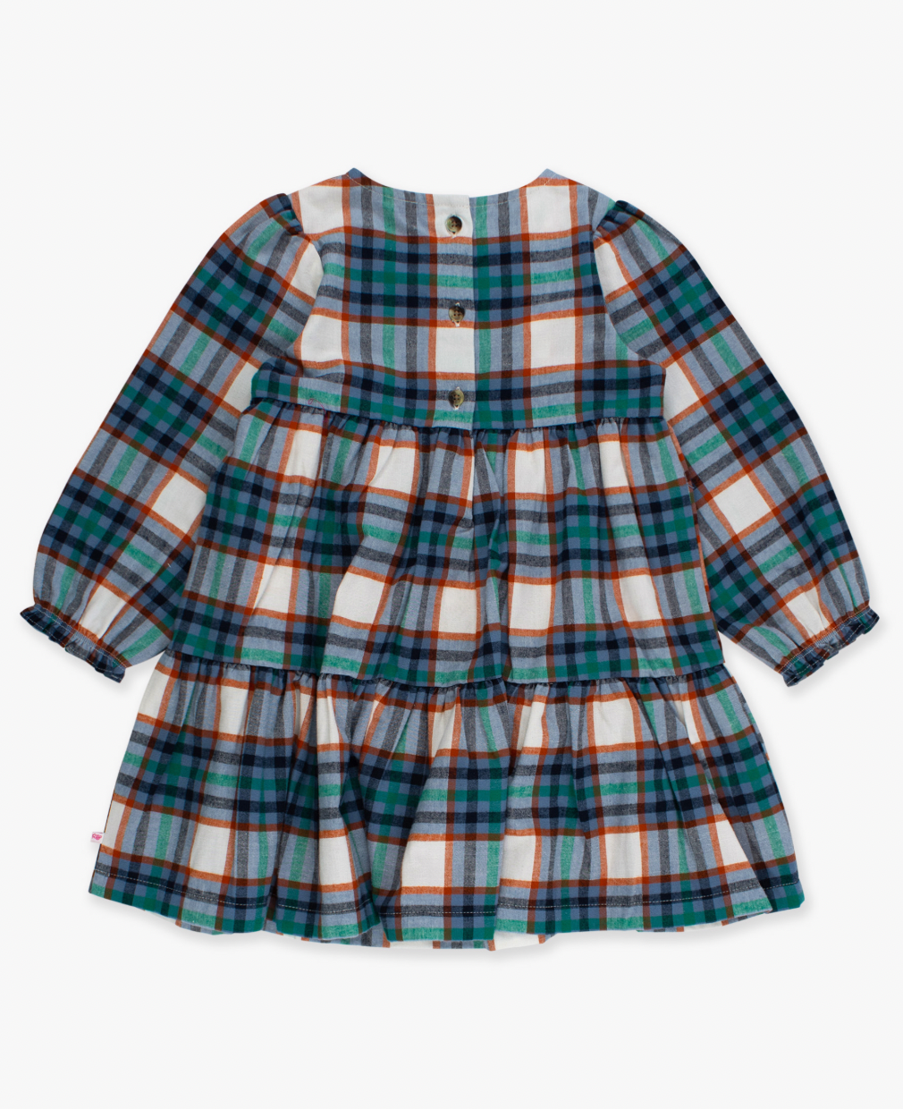 Peyton Plaid Tiered Dress