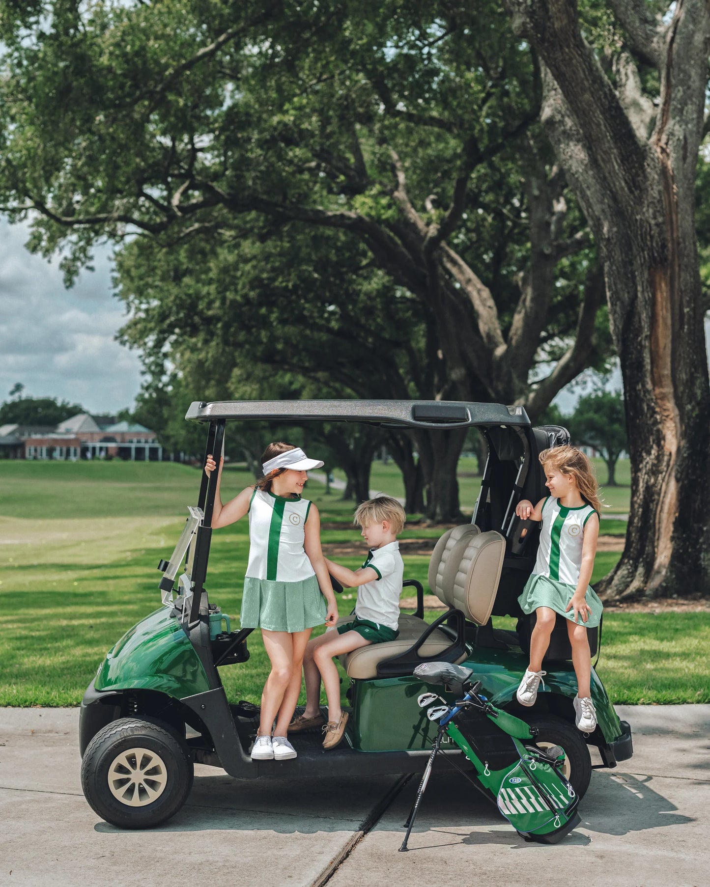 Coconut Augusta Grn Minigingham Renea Dress