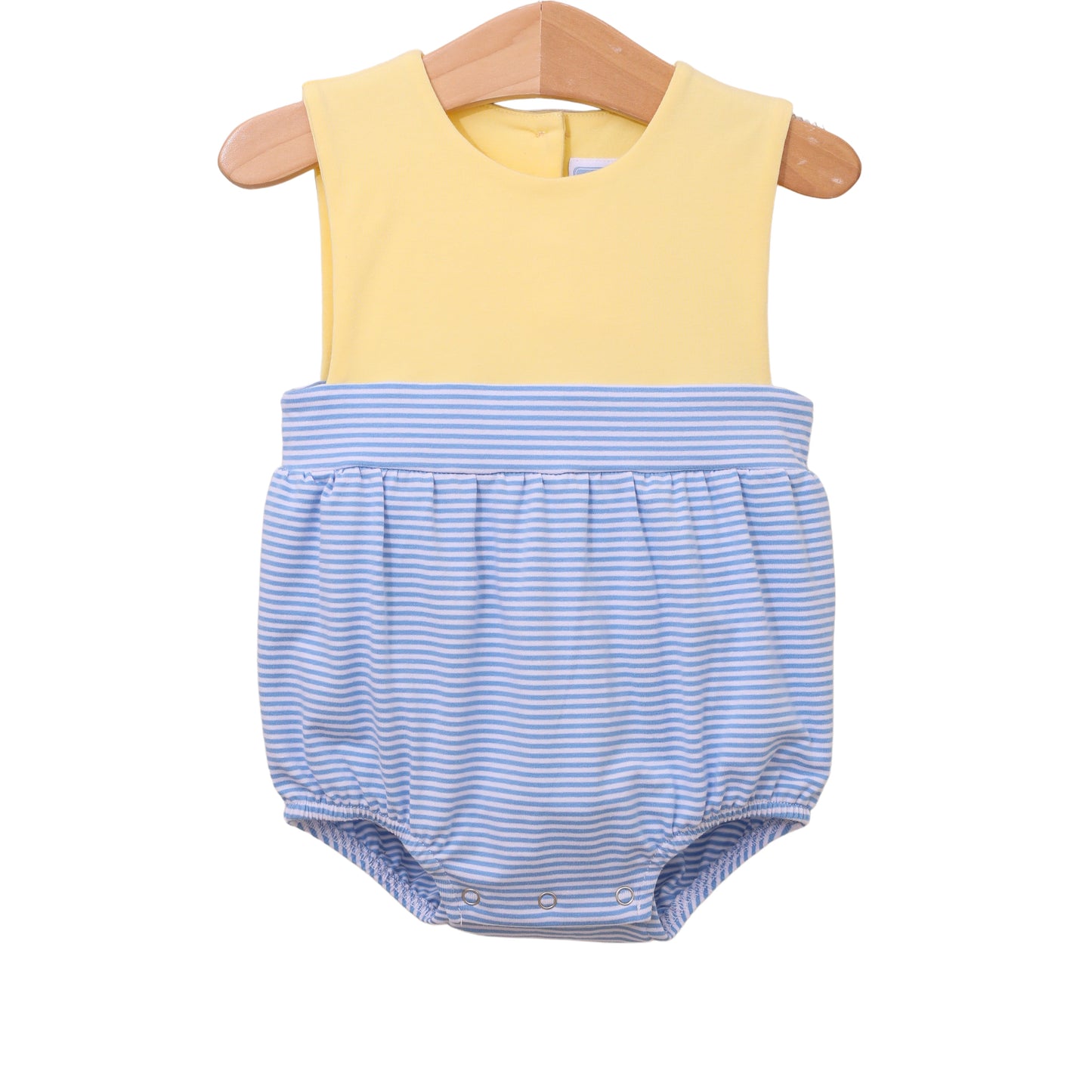 Yellow & Corn Stripe Thomas Sunsuit