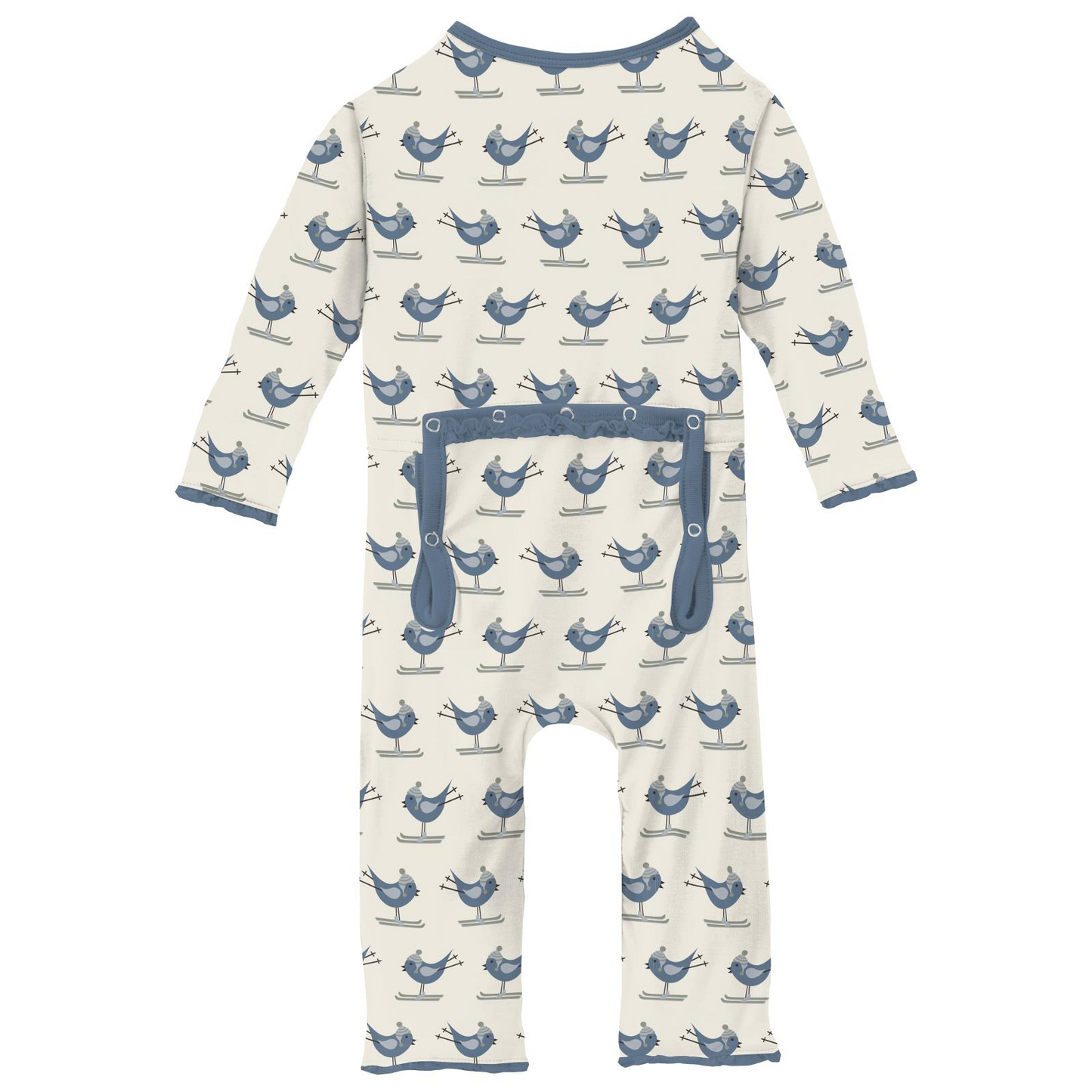 Natural Ski Birds 2Way Zip Coverall