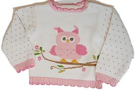Pink Owl Sweater