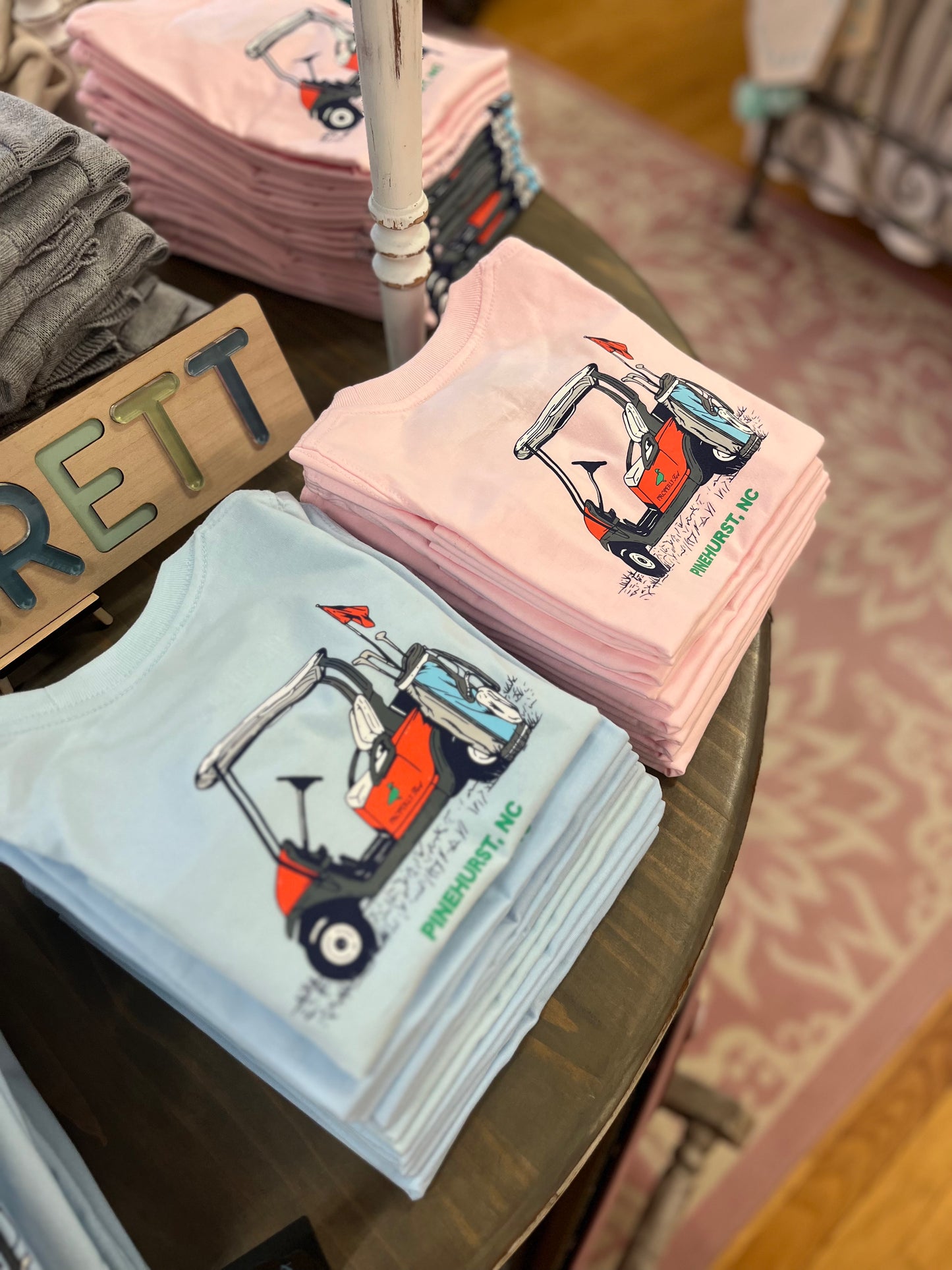 Pink Youth Pinehurst Properly Tied T