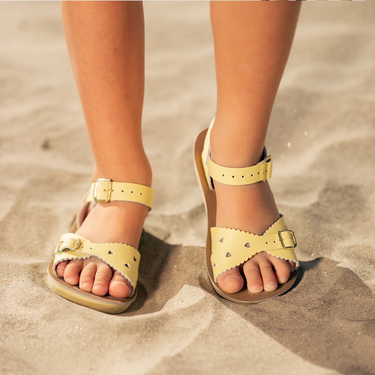 Butter Yellow Sweetheart Sandal