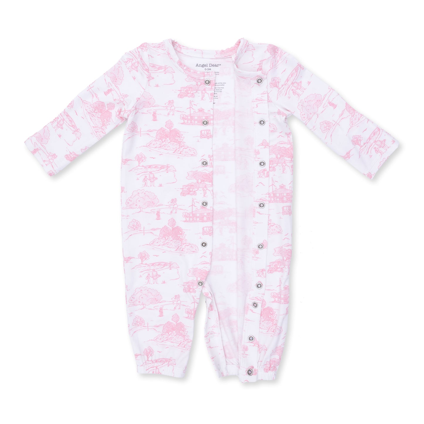 Pink Toile Golf Converter & Headband