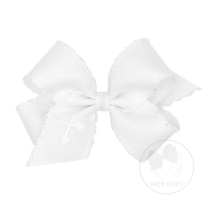 Med Easter Emb tail stich edg gg bow- yellow