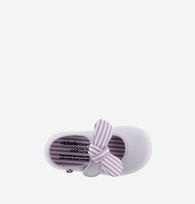 Lirio Lavender Ojala Maryjane Stripe Canvas