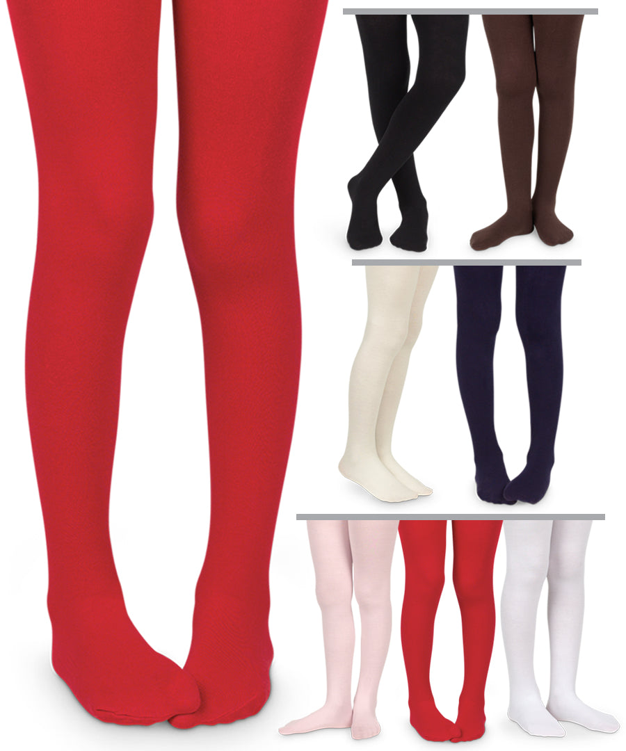 Ivory Smooth Microfiber Tights