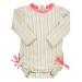 Rainbow Seersucker L/S Rash Guard One Piece