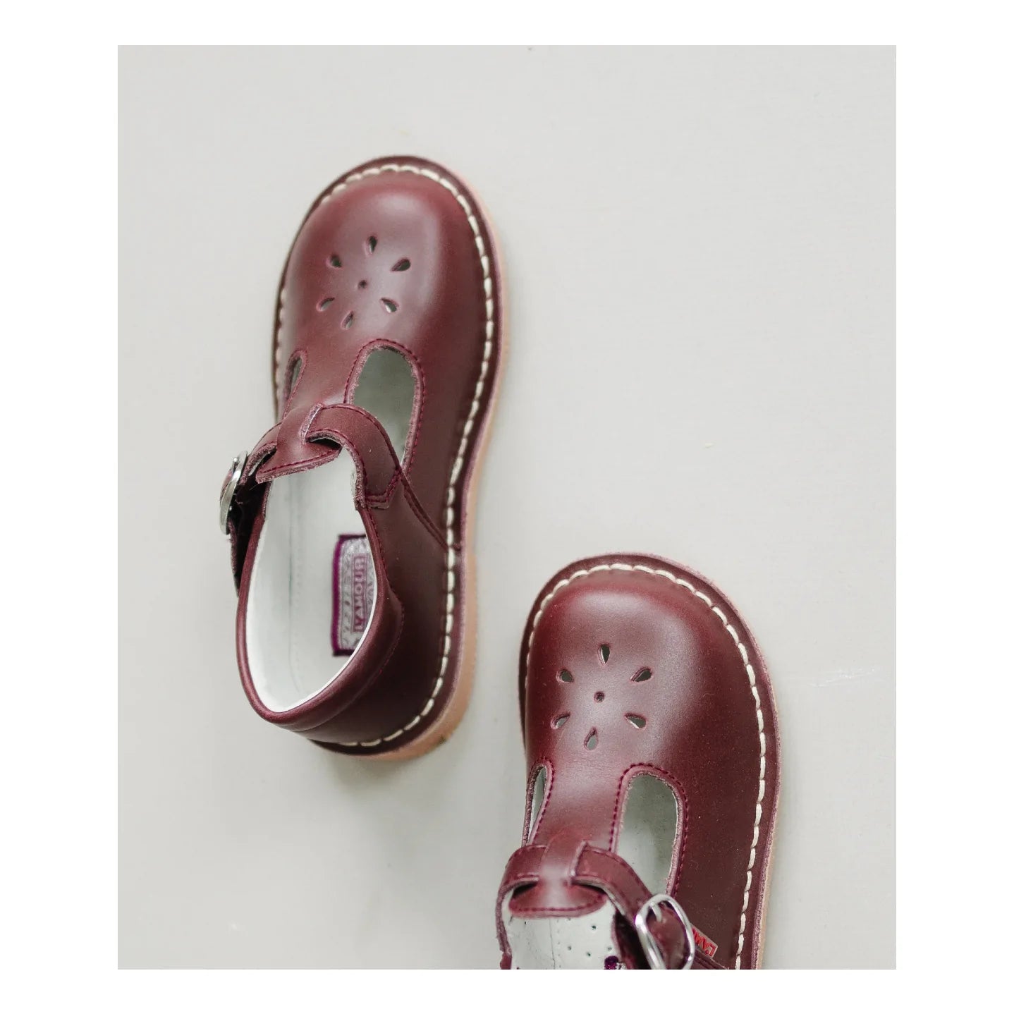 Burgundy Joy MJ Shoes