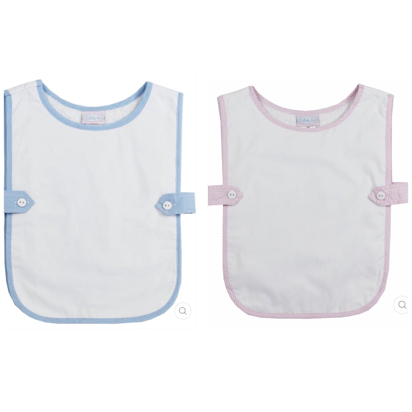 Mini Gingham Celebration Bib