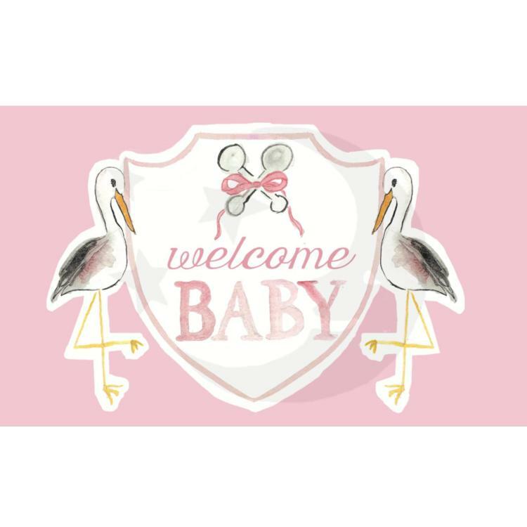 Welcome Baby Flag