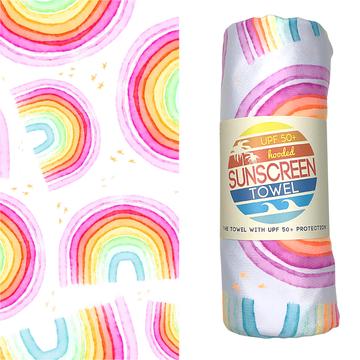UPF 50+ Sunscreen Towel w/Hood