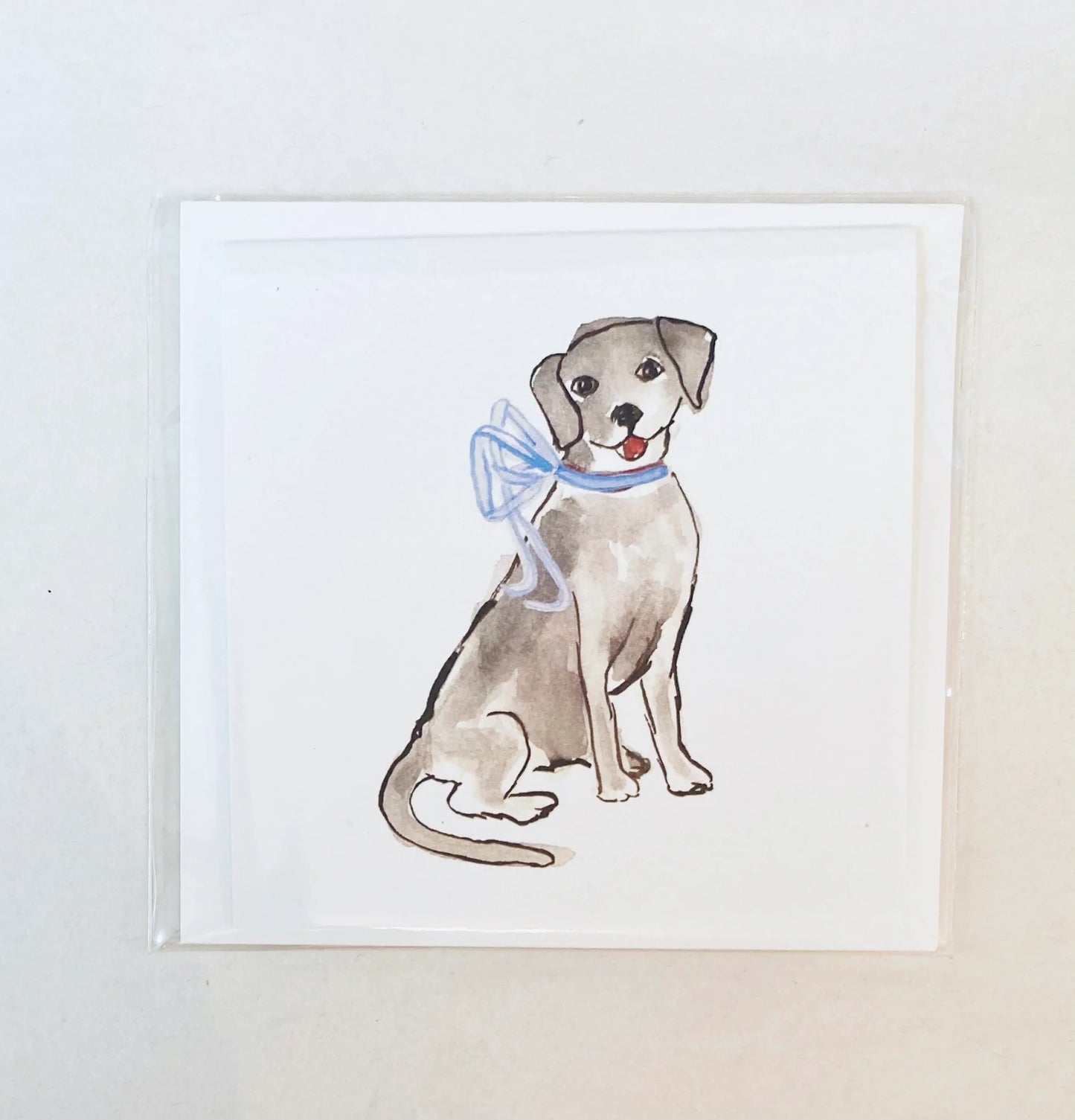Black Dog Bl Bow Enclosure Card