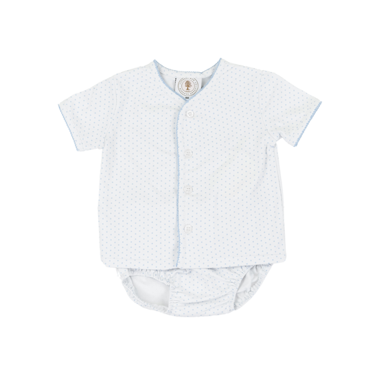 Blue Dot Diaper Set