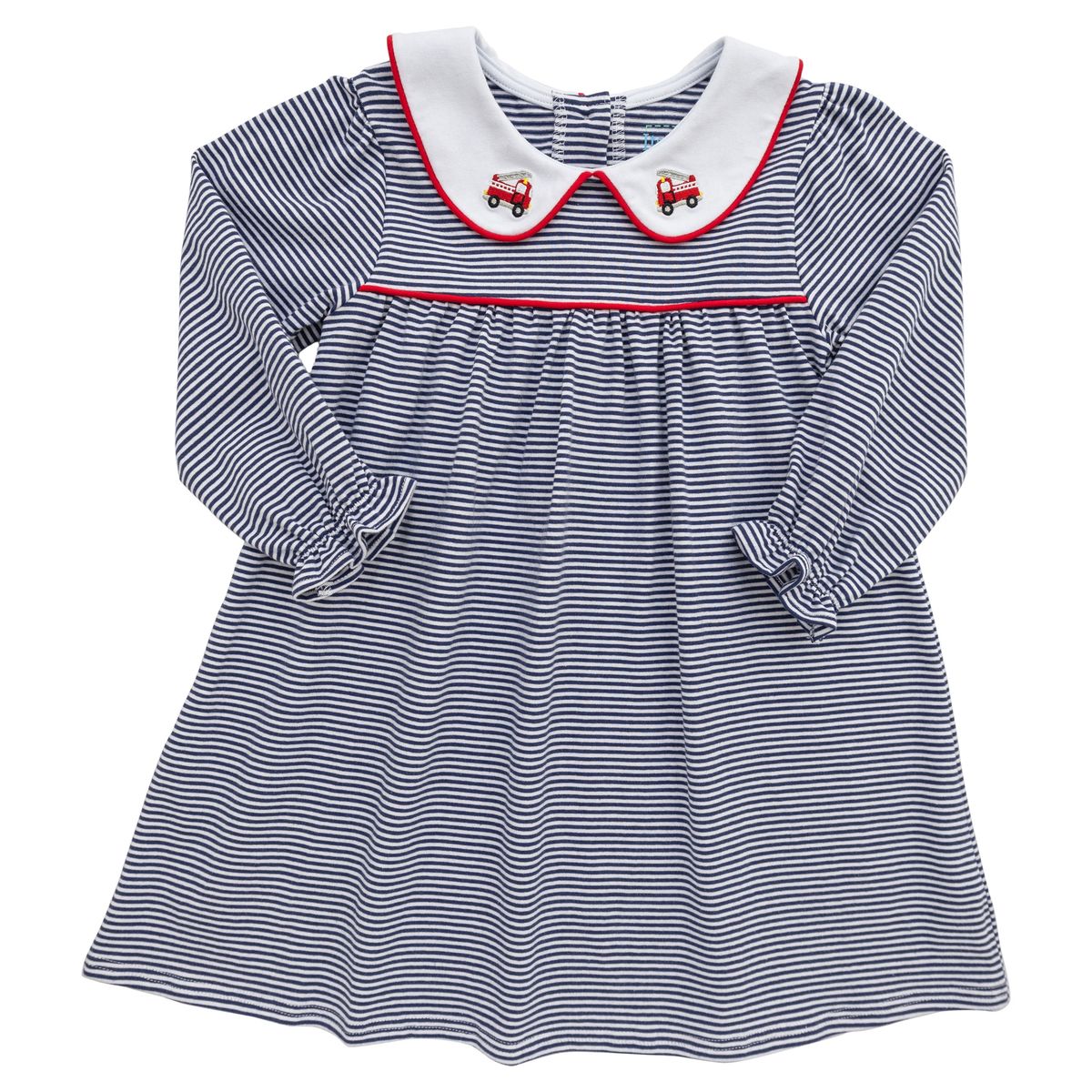 Firetruck Blue Stripe Dress