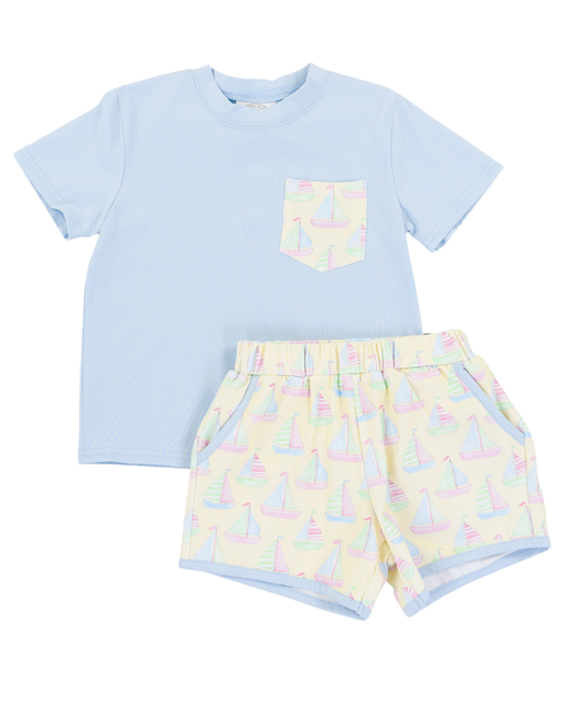 Seas the Day Beckham Short Set