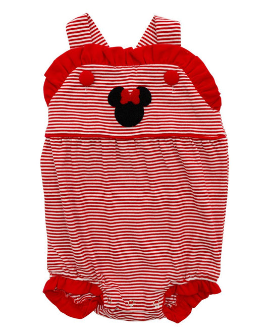 Girl Mouse Ruffle Sunsuit