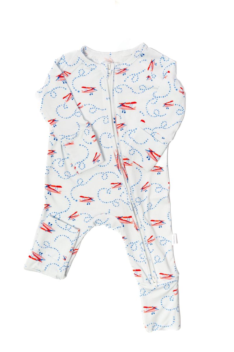 Airplane Sleeper Romper