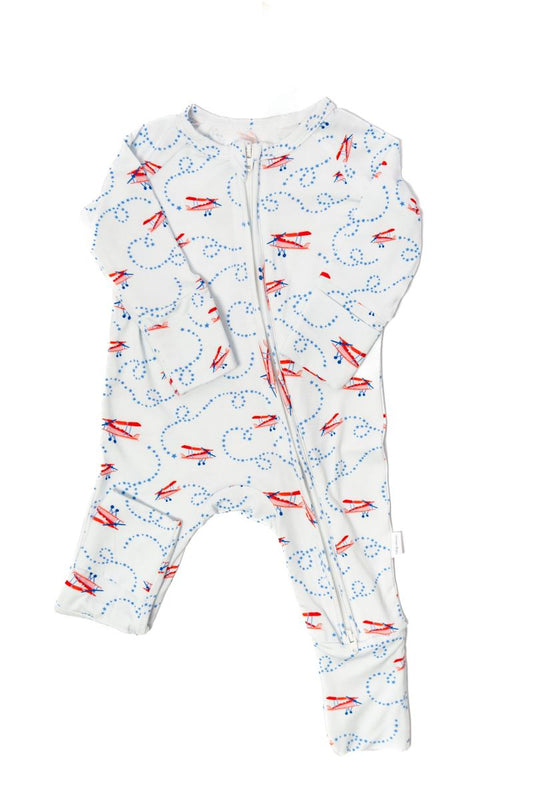 Airplane Sleeper Romper