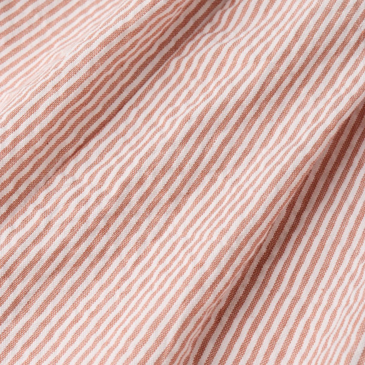 Coral Stripes Organic Smock Top Bloomer Set