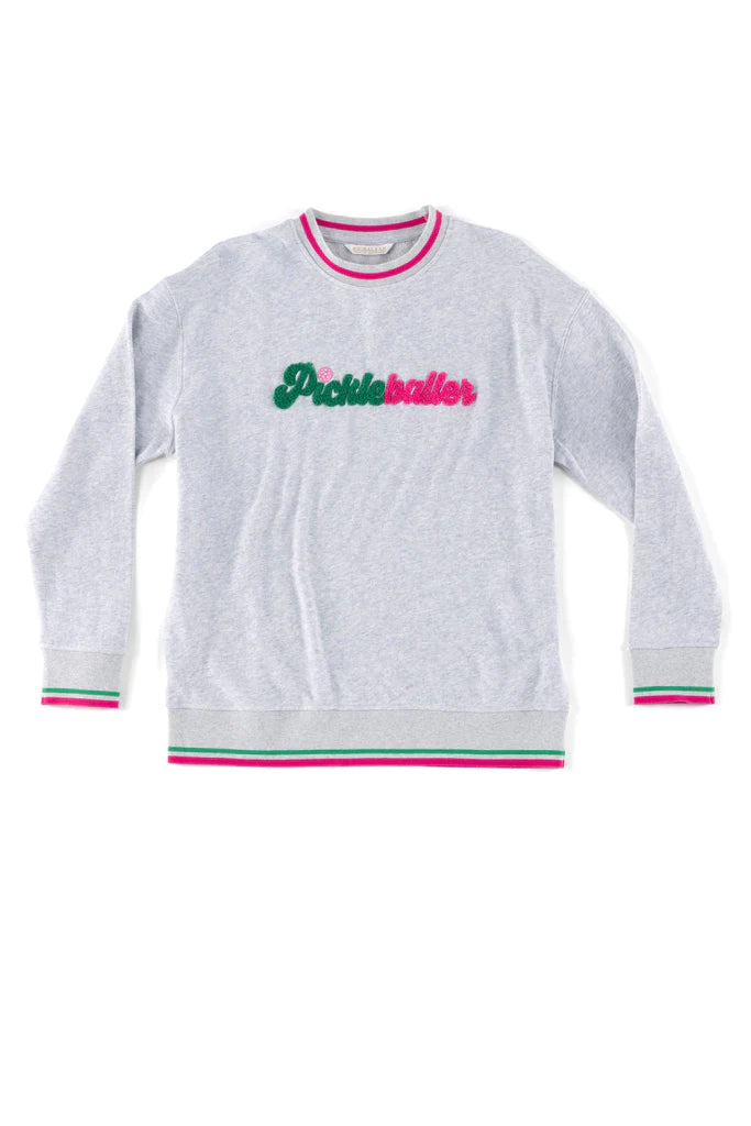 Pickleballer Grey Sweatshirt