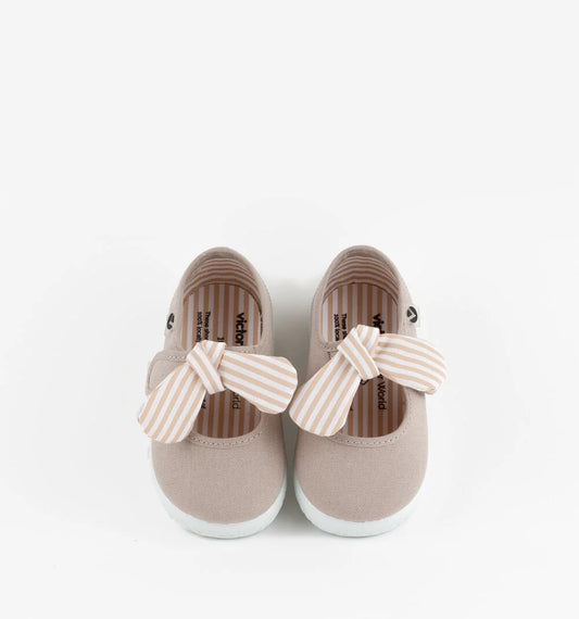 Beige Ojala Stripe Maryjane