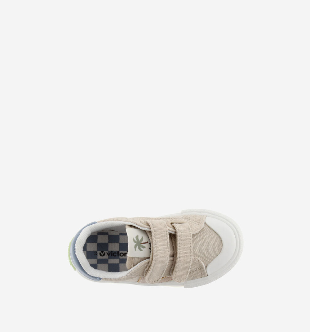 Beige Tribu Velcro Sneakers