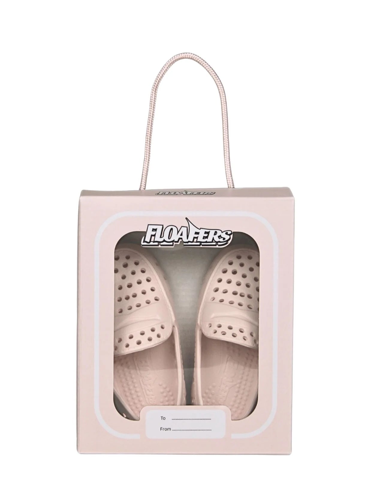 Baby Anchor Pink & White Floafer
