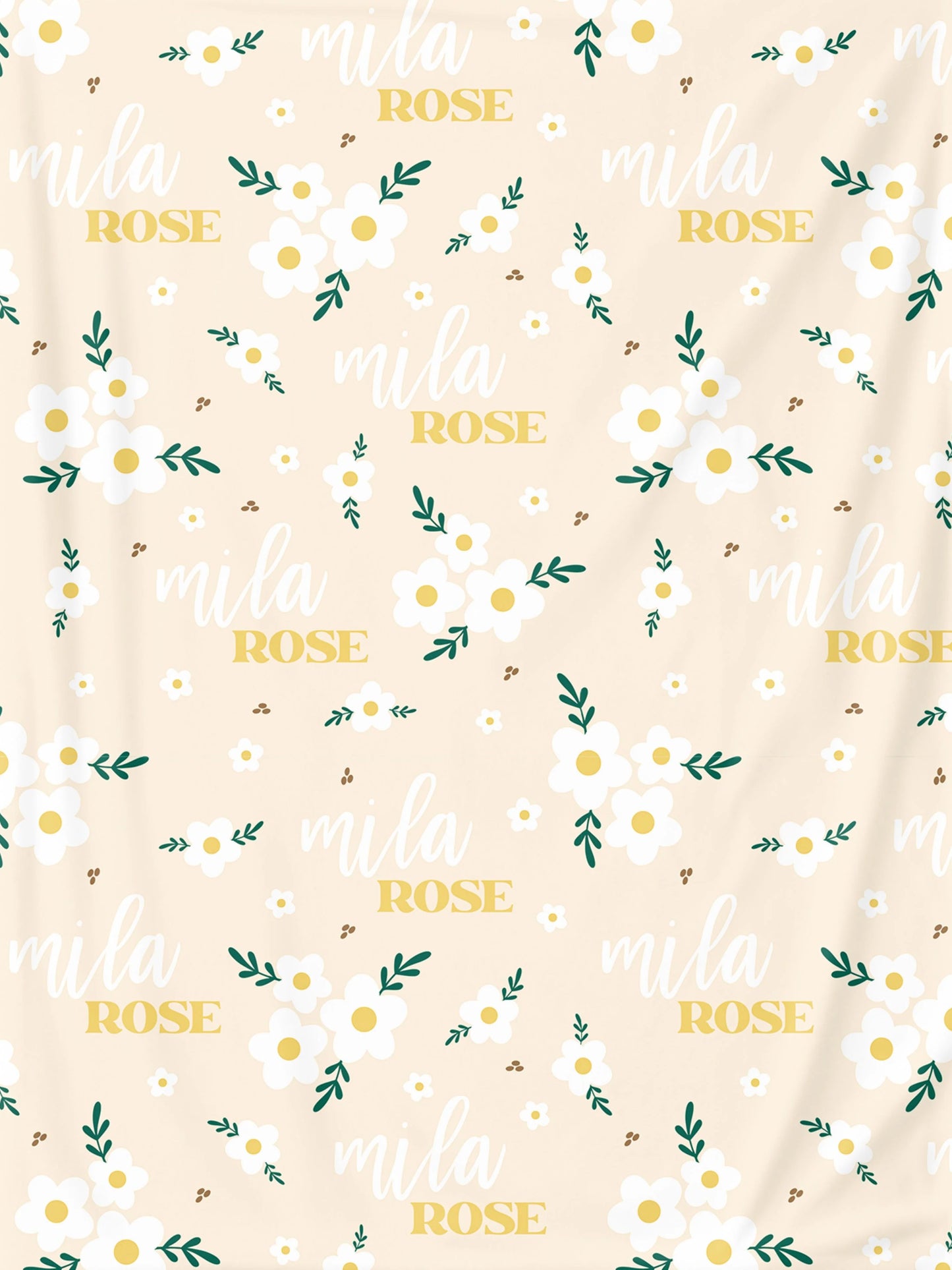 Girls Small Personalized Blankets