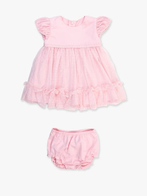Pink Tulle Dress & Bloomer