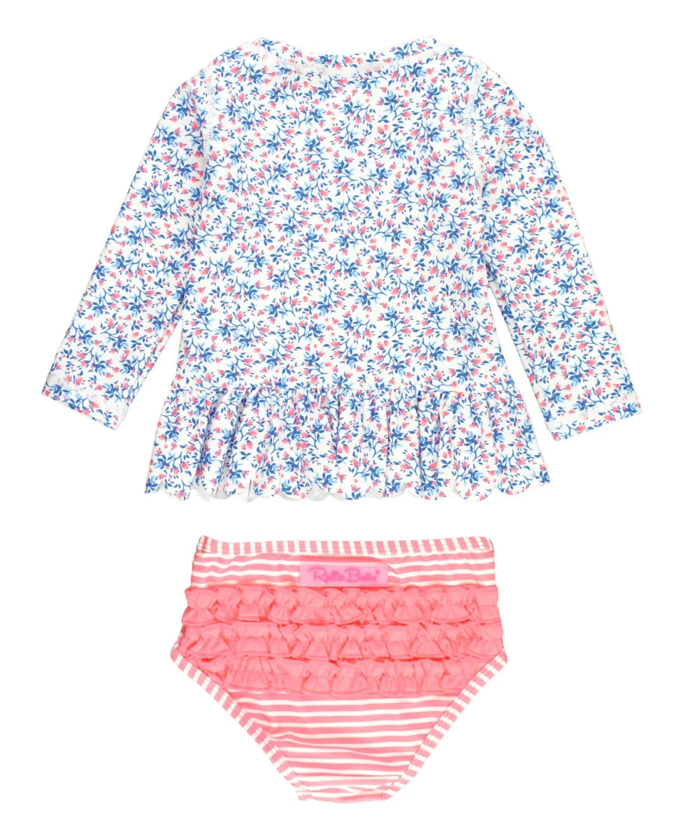 Cottage Tea Time Scallop LS 2PC