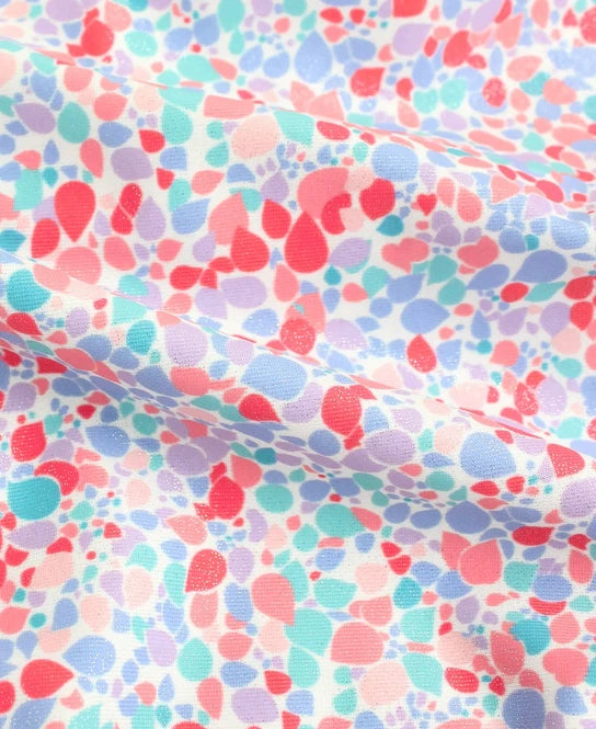 Sparkle Shimmer Ruffle Rash Guard 2PC