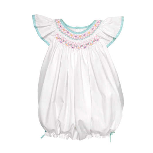 White Smock Flutter Bubble