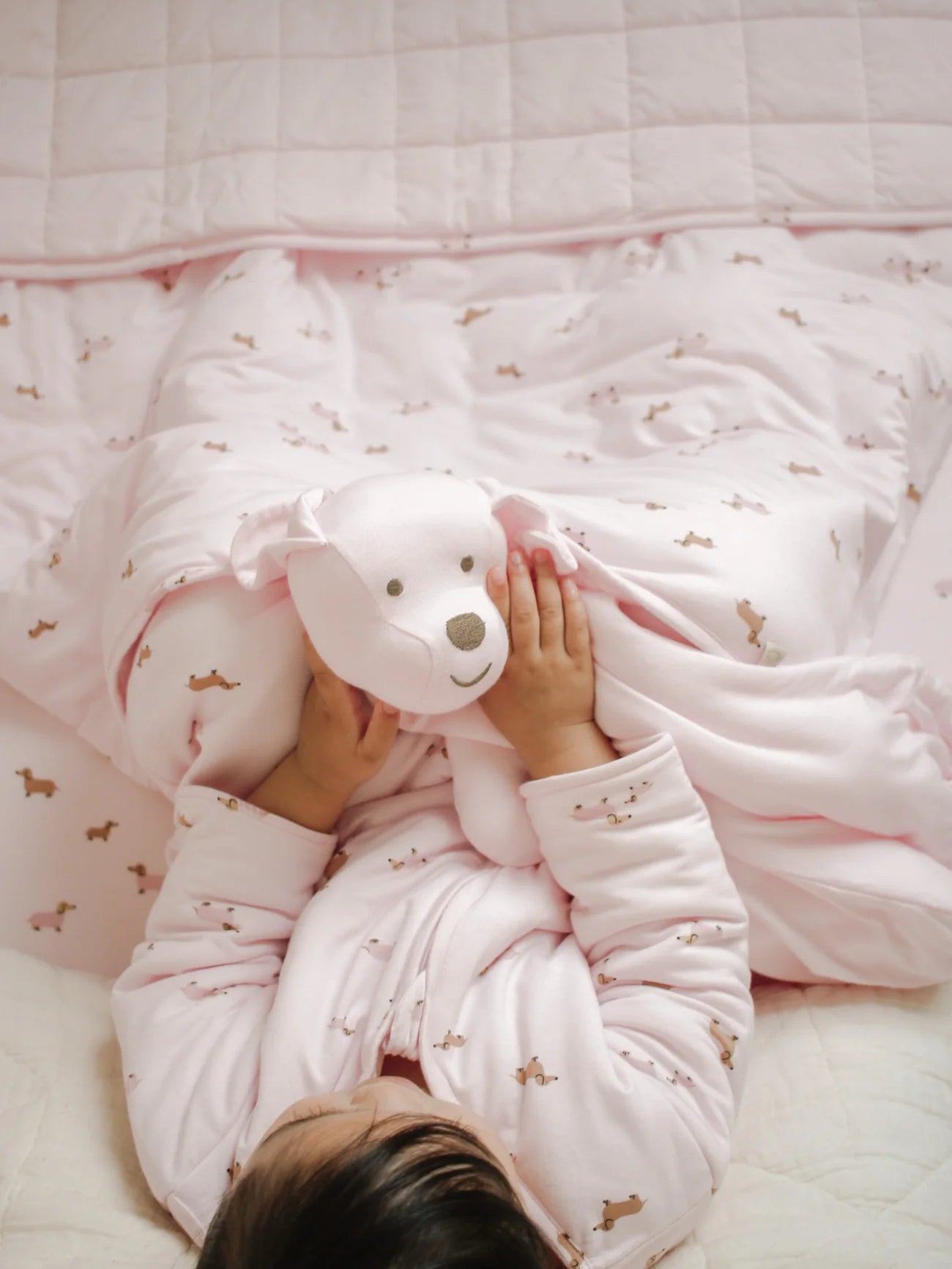 Pink Dog Cloud Blanket