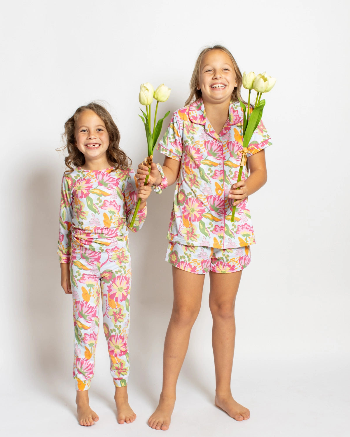 Short Summer Bouquet PJ Set