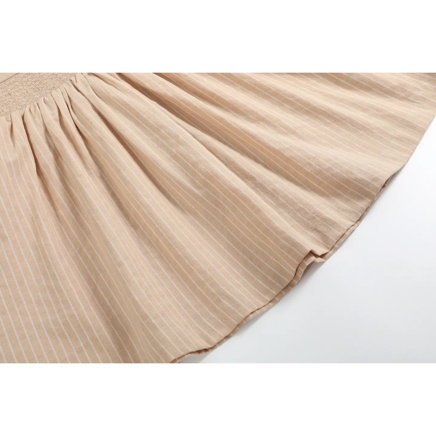 Light Brown Smock Dress