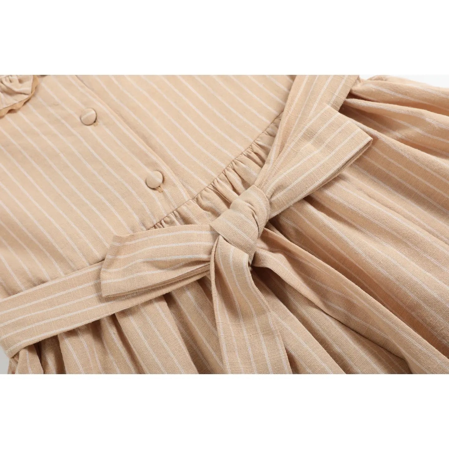 Light Brown Smock Dress