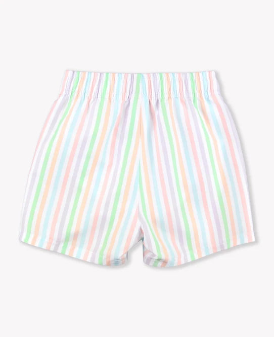 Pale Rainbow Stripe Trunks